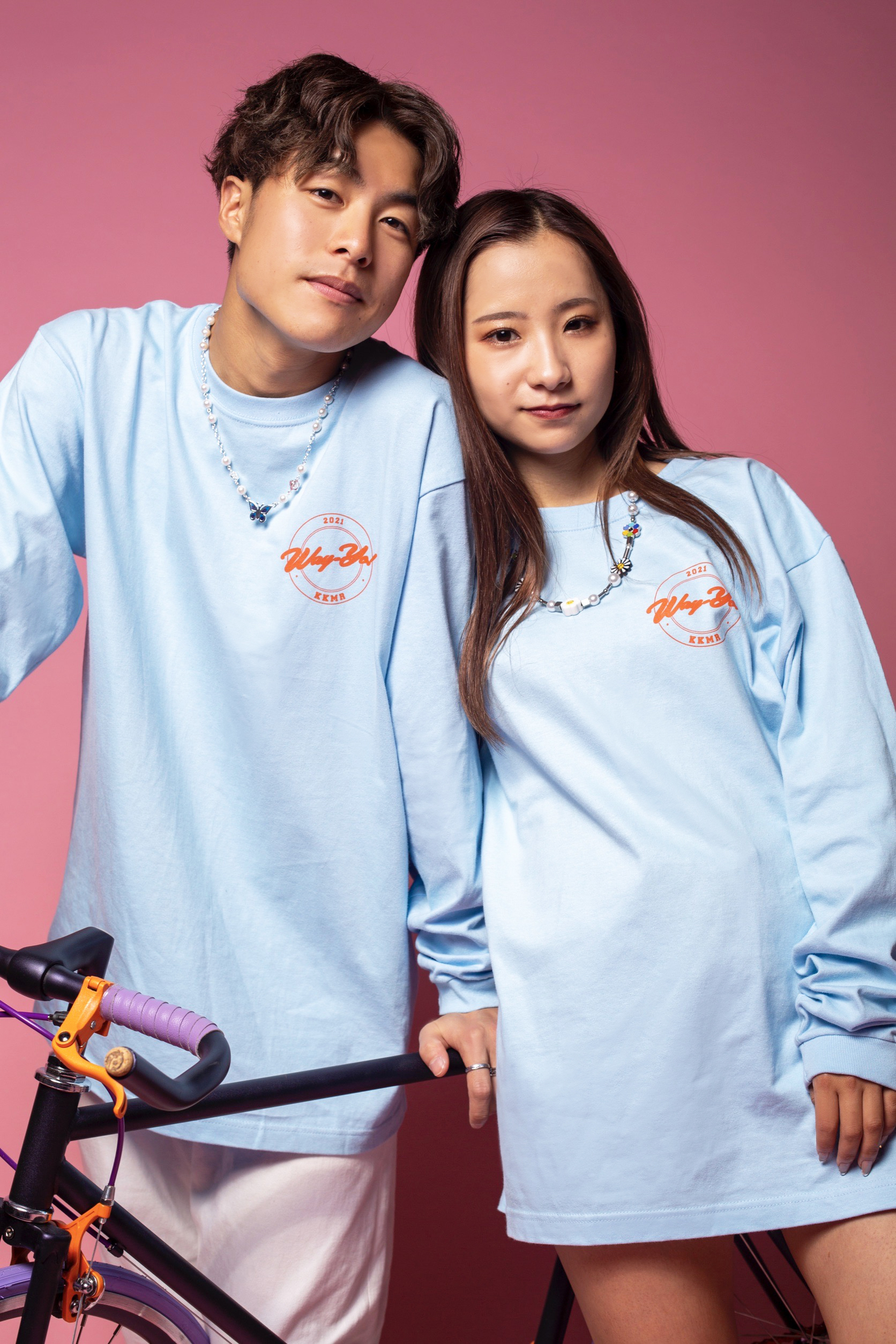 Character logo Long Sleeve T-shirt | かけまる | BitStar