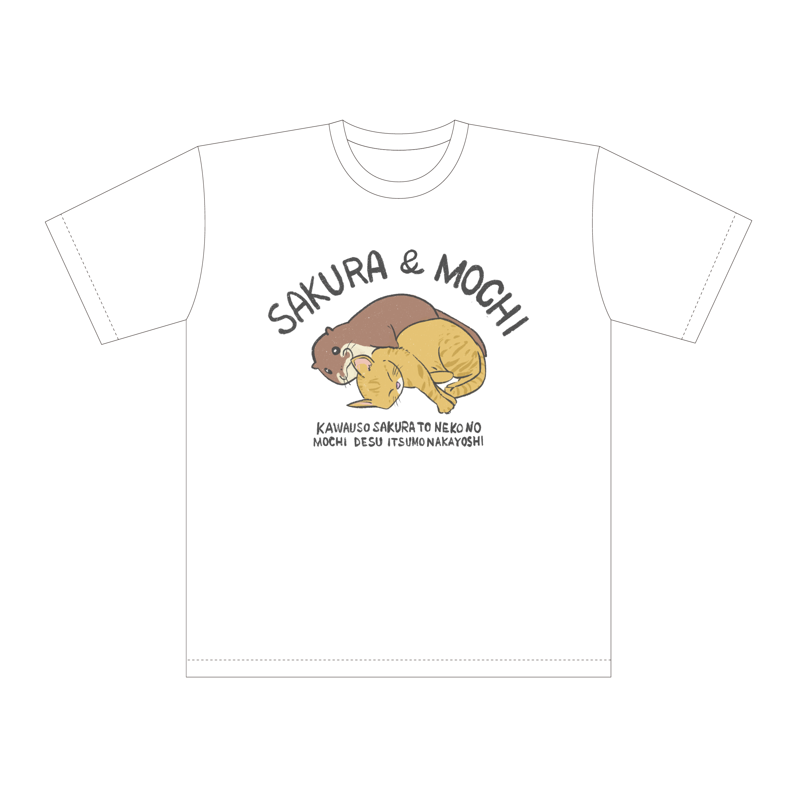 【Birthday Anniversary】Sakura＆Mochi T-shirt