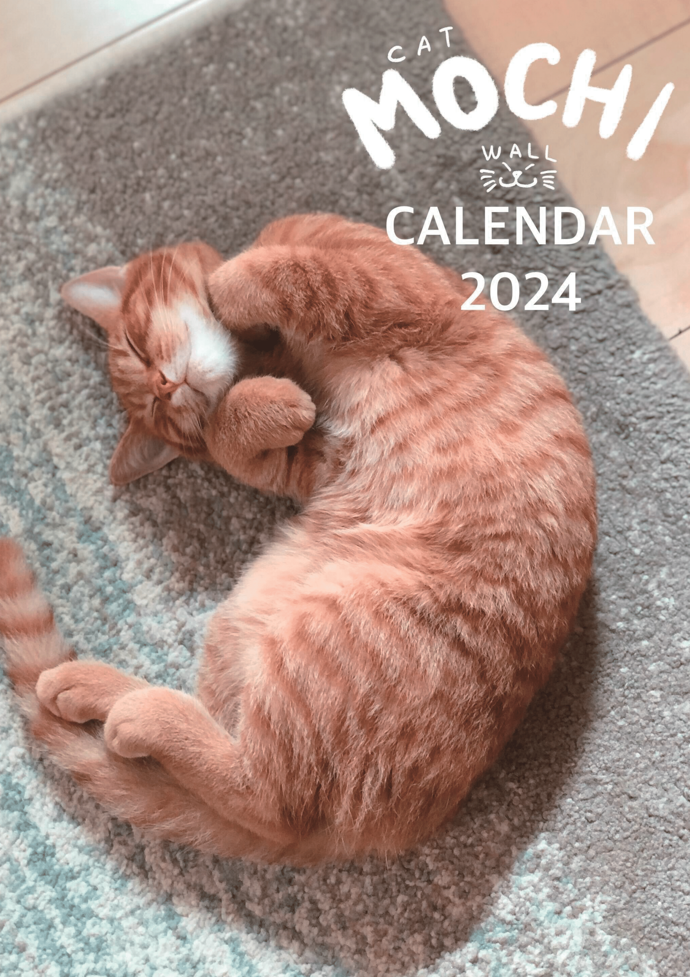 【受注商品】もち  2024年 壁掛けカレンダー