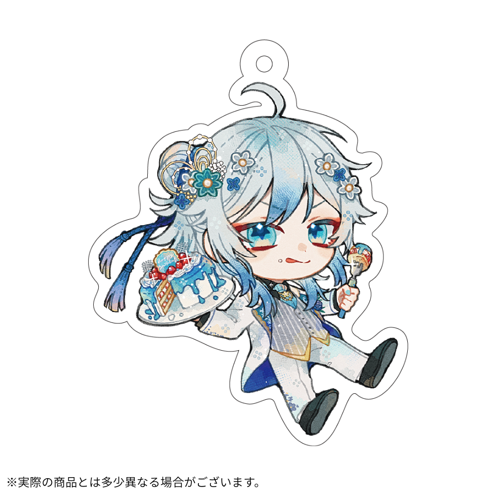 【空衣御侍】ミニキャラアクキー(ケーキ)