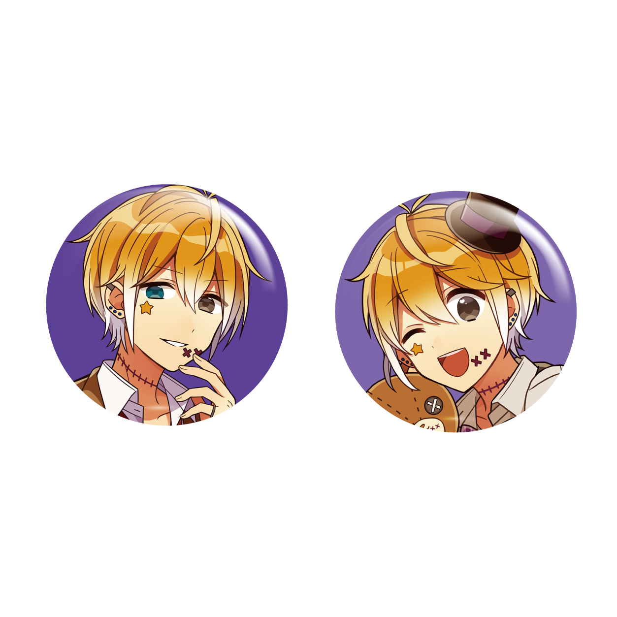 のっき缶バッジ2種セット