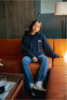 Crazy for my boy Hoodie 【Navy】